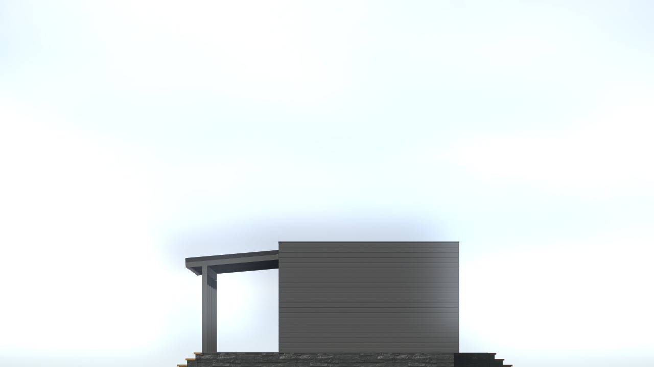 Проект дома из clt панелей «Контио»