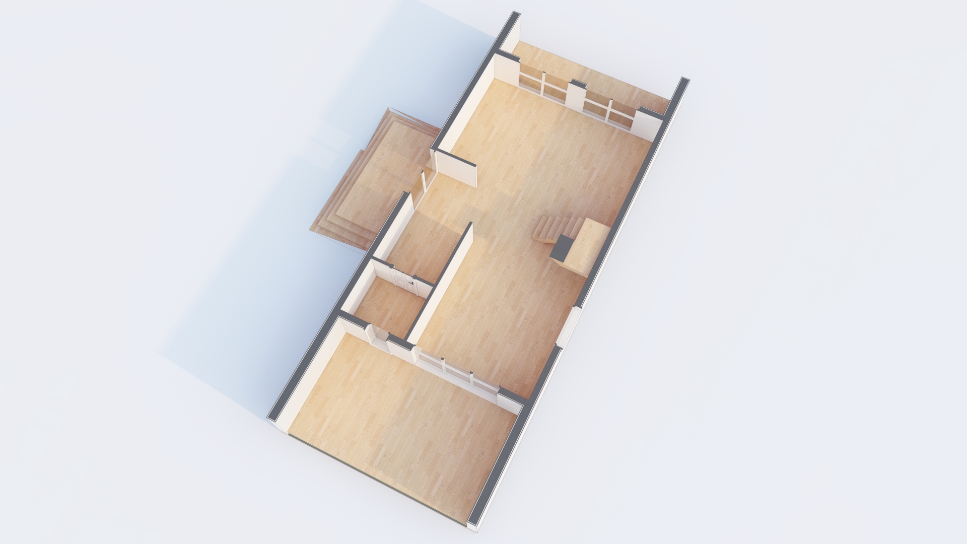 Проект дома из clt панелей «Талица»